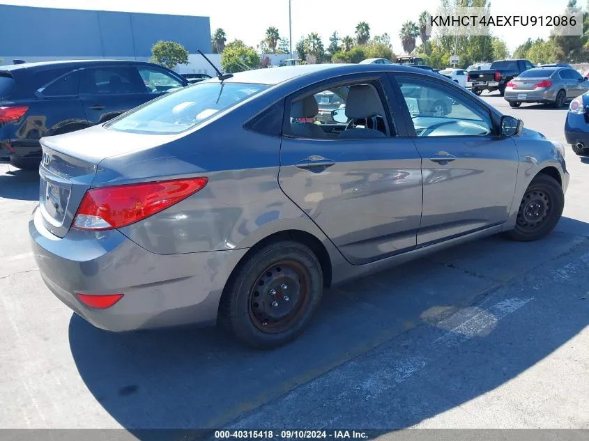 KMHCT4AEXFU912086 2015 Hyundai Accent Gls