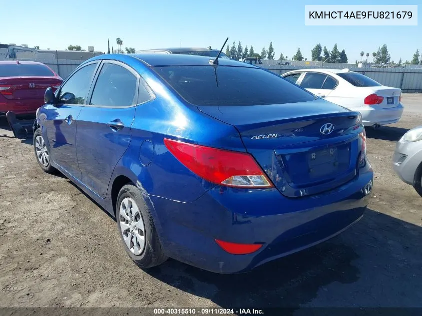 KMHCT4AE9FU821679 2015 Hyundai Accent Gls