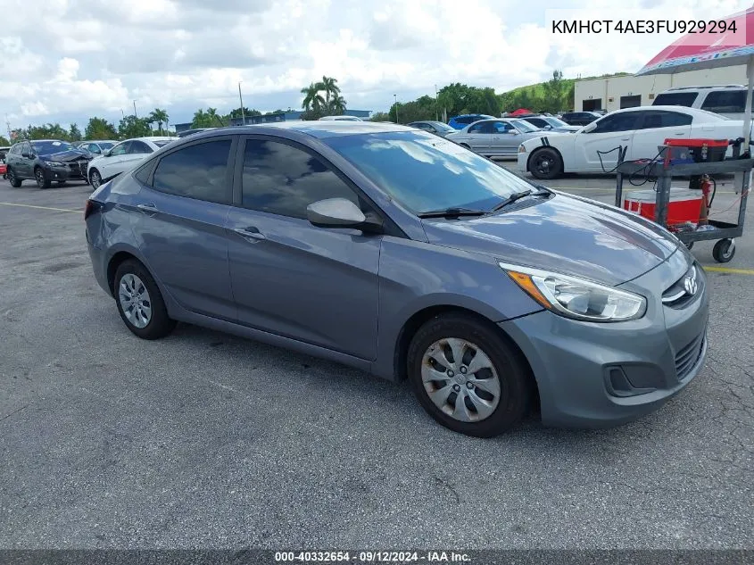 KMHCT4AE3FU929294 2015 Hyundai Accent Gls