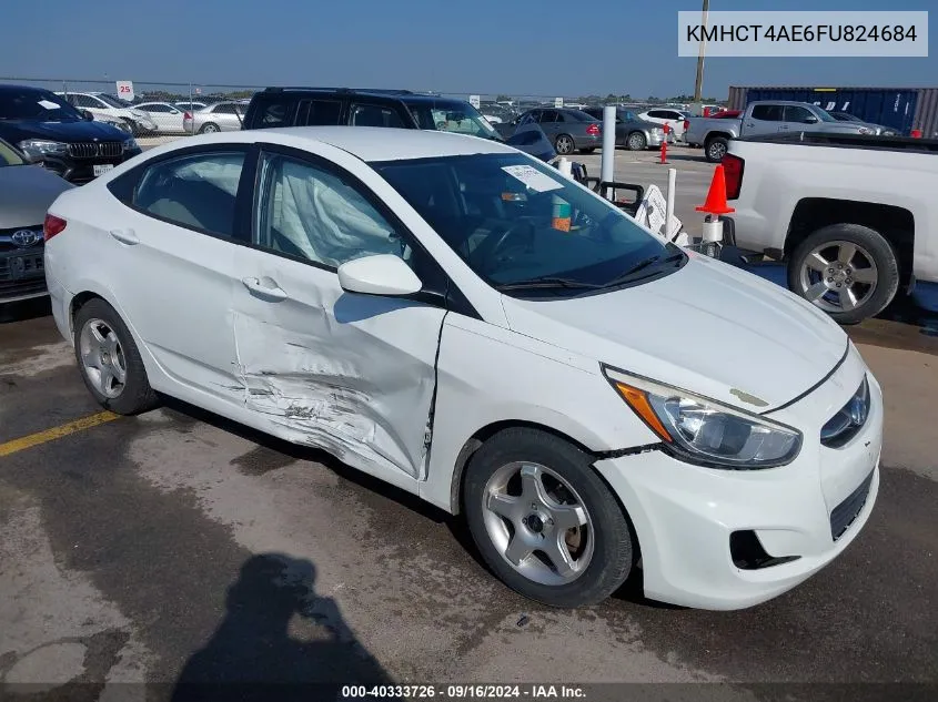 KMHCT4AE6FU824684 2015 Hyundai Accent Gls