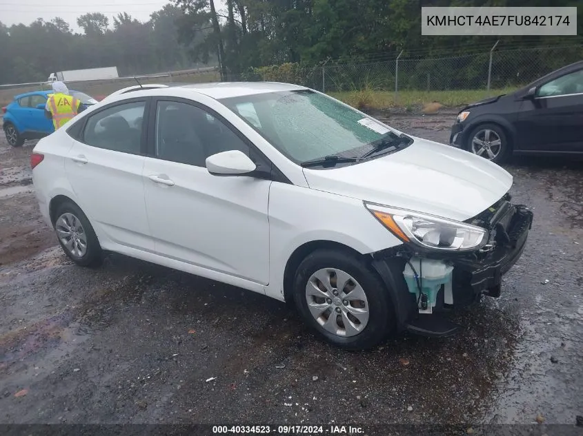 KMHCT4AE7FU842174 2015 Hyundai Accent Gls