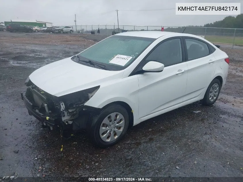 KMHCT4AE7FU842174 2015 Hyundai Accent Gls