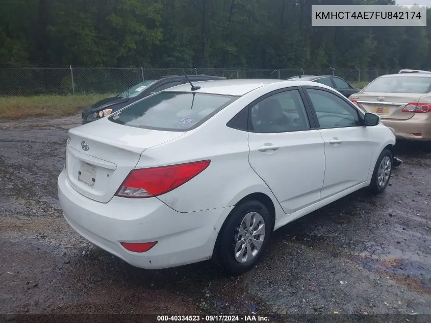 KMHCT4AE7FU842174 2015 Hyundai Accent Gls