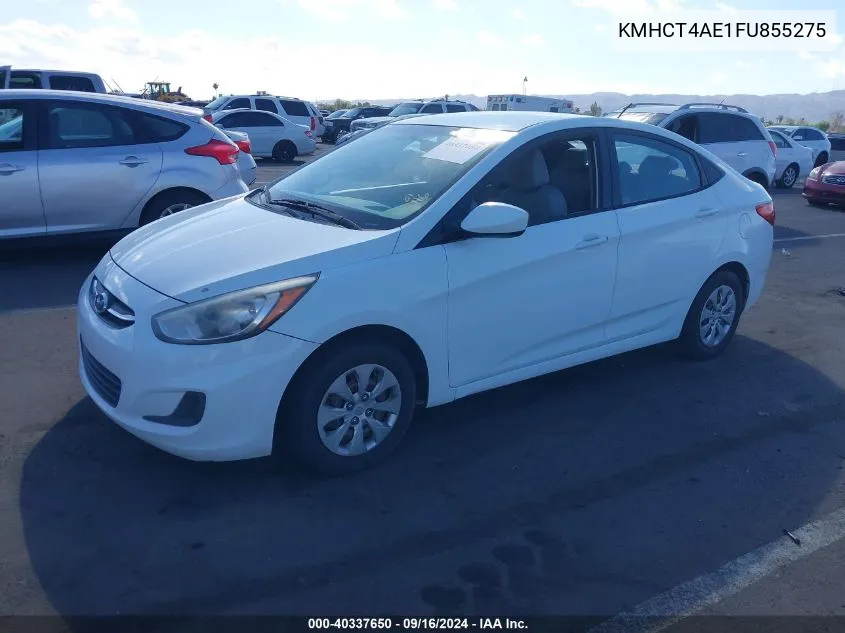 2015 Hyundai Accent Gls VIN: KMHCT4AE1FU855275 Lot: 40337650