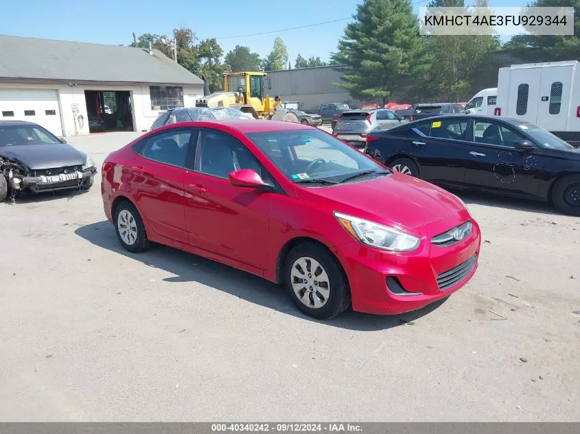 KMHCT4AE3FU929344 2015 Hyundai Accent Gls