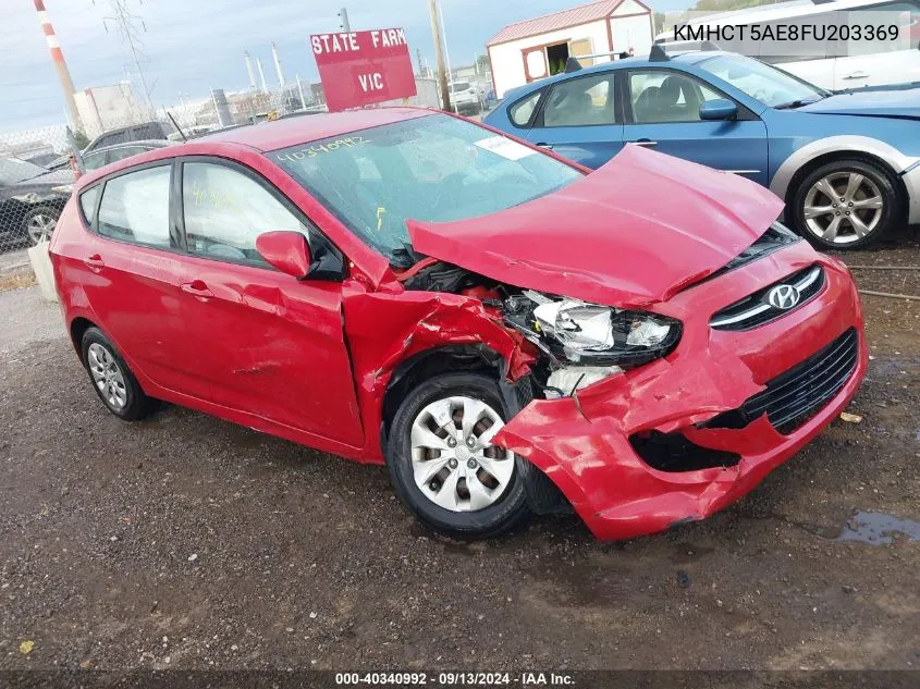 KMHCT5AE8FU203369 2015 Hyundai Accent Gs