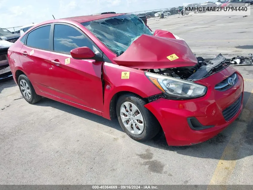 KMHCT4AE2FU794440 2015 Hyundai Accent Gls