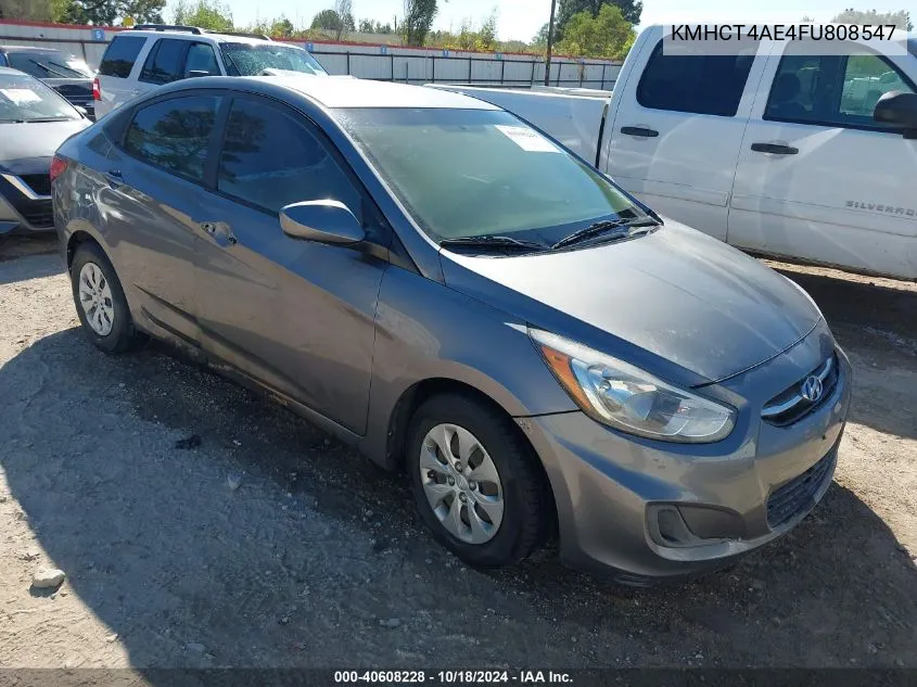 KMHCT4AE4FU808547 2015 Hyundai Accent Gls