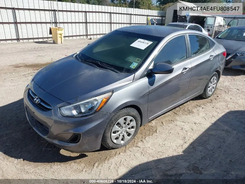 KMHCT4AE4FU808547 2015 Hyundai Accent Gls