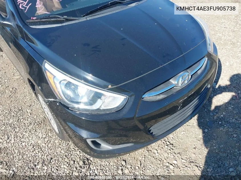 KMHCT4AE3FU905738 2015 Hyundai Accent Gls