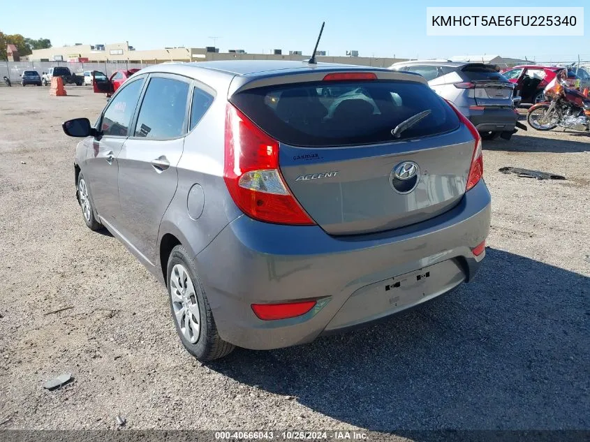 KMHCT5AE6FU225340 2015 Hyundai Accent Gs