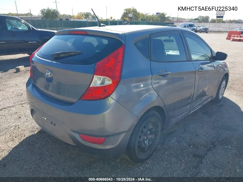 KMHCT5AE6FU225340 2015 Hyundai Accent Gs