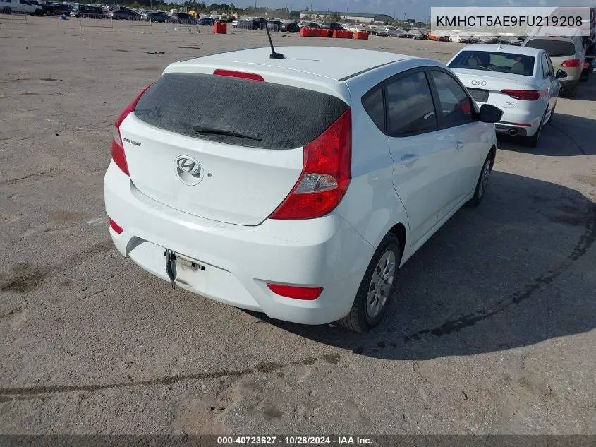 KMHCT5AE9FU219208 2015 Hyundai Accent Gs