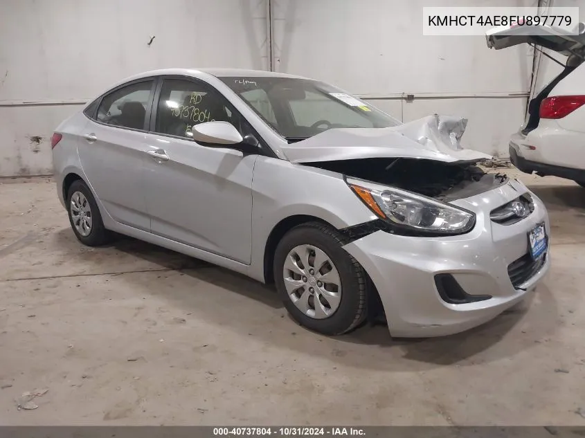 2015 Hyundai Accent Gls VIN: KMHCT4AE8FU897779 Lot: 40737804