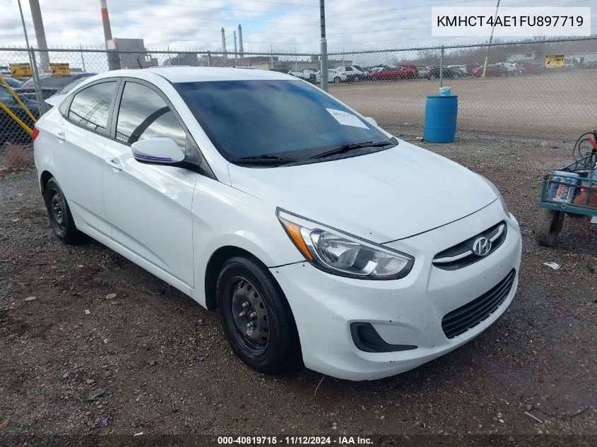 2015 Hyundai Accent Gls VIN: KMHCT4AE1FU897719 Lot: 40819715