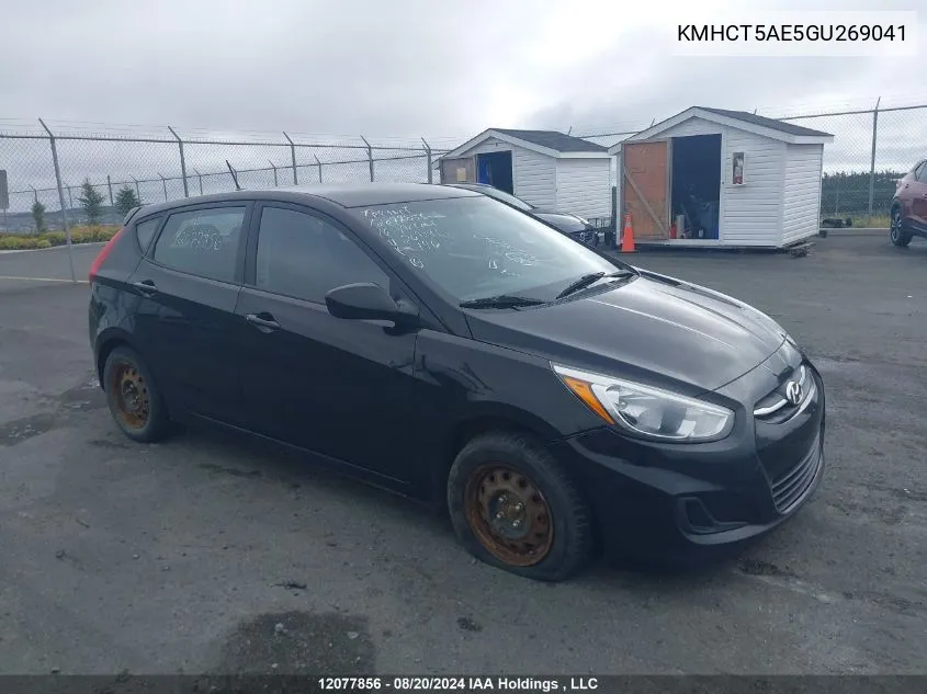 KMHCT5AE5GU269041 2016 Hyundai Accent Se