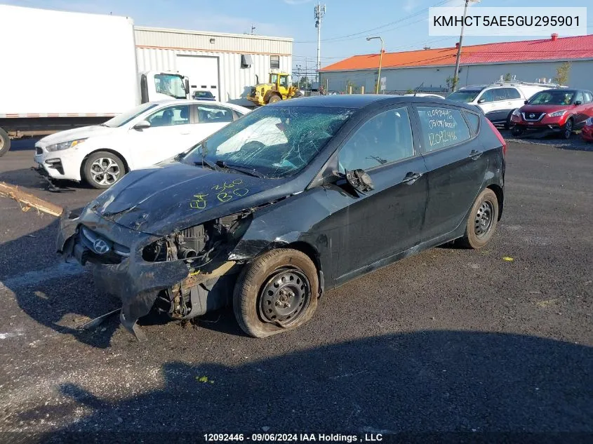 KMHCT5AE5GU295901 2016 Hyundai Accent L