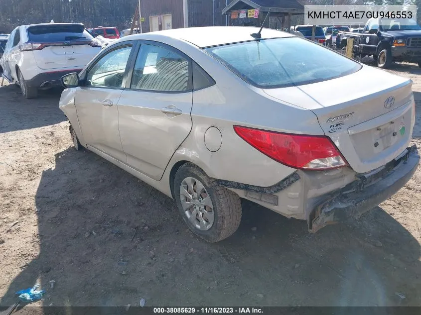 KMHCT4AE7GU946553 2016 Hyundai Accent Se