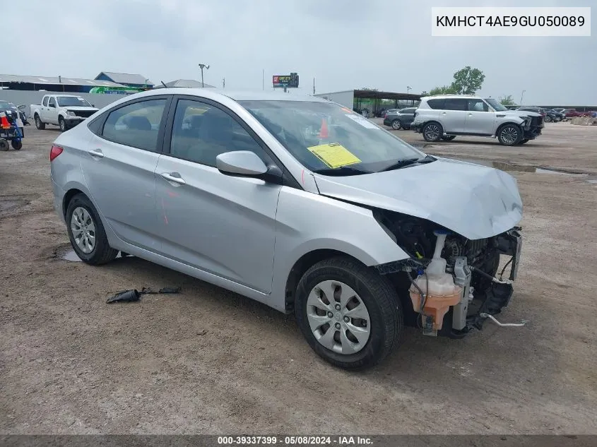 KMHCT4AE9GU050089 2016 Hyundai Accent Se