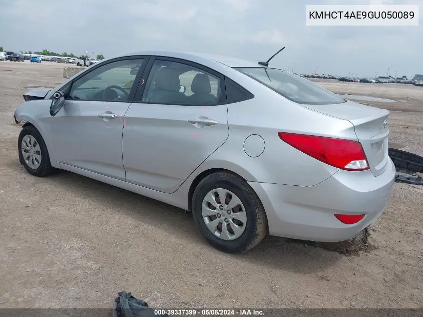 KMHCT4AE9GU050089 2016 Hyundai Accent Se