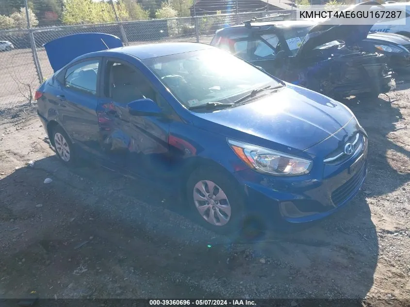 KMHCT4AE6GU167287 2016 Hyundai Accent Se