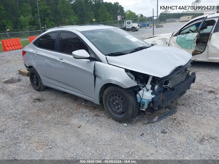 2016 Hyundai Accent Se VIN: KMHCT4AE7GU999477 Lot: 39361308