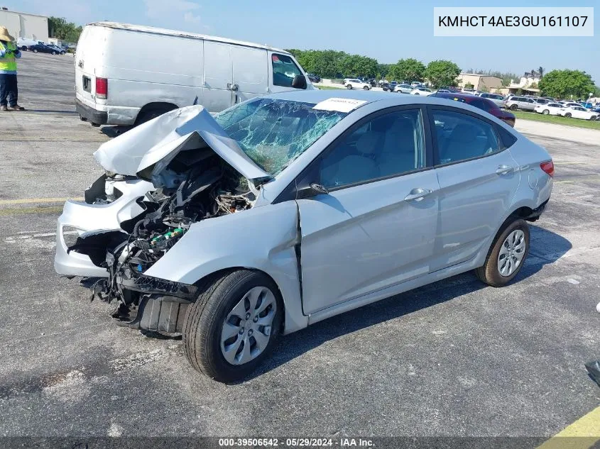 KMHCT4AE3GU161107 2016 Hyundai Accent Se