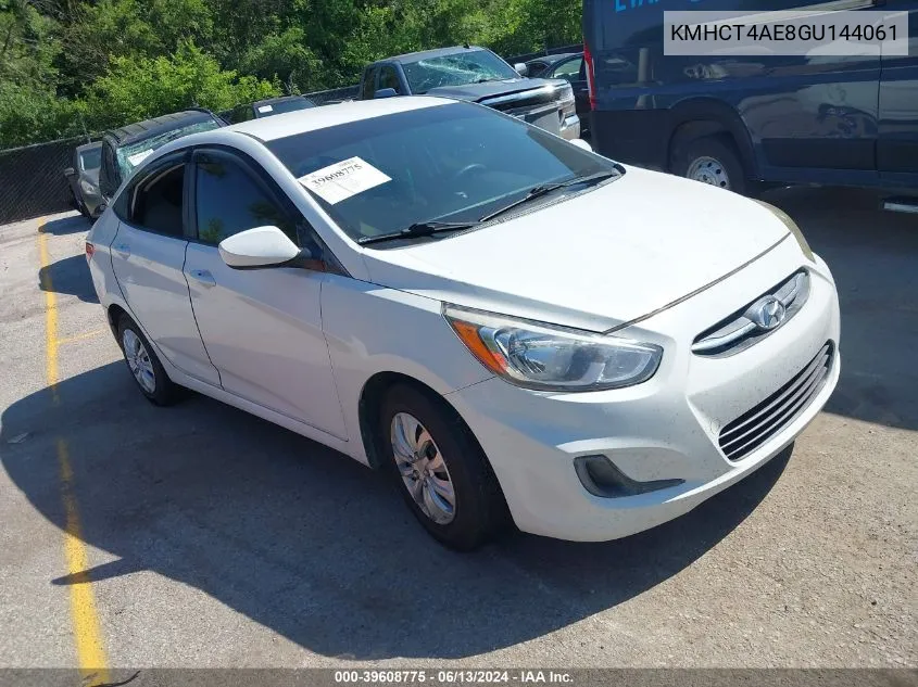 KMHCT4AE8GU144061 2016 Hyundai Accent Se