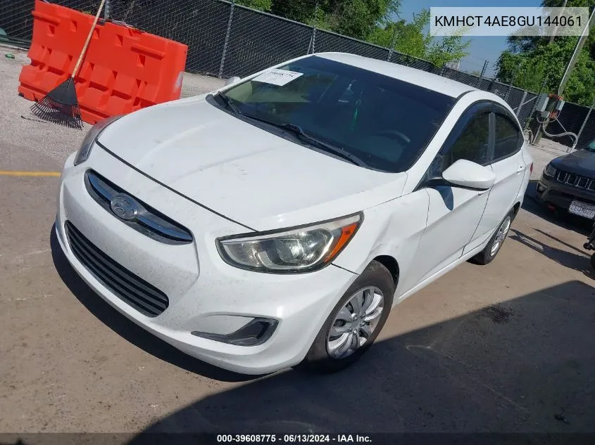 KMHCT4AE8GU144061 2016 Hyundai Accent Se