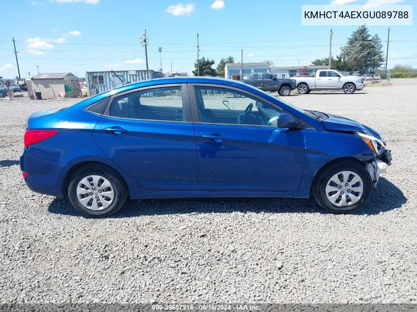 KMHCT4AEXGU089788 2016 Hyundai Accent Se