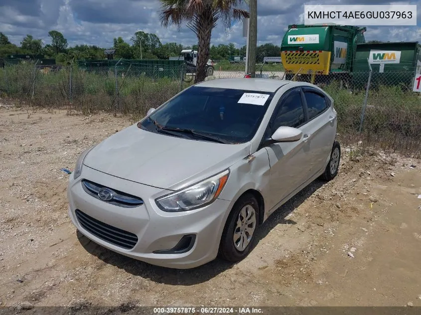 KMHCT4AE6GU037963 2016 Hyundai Accent Se