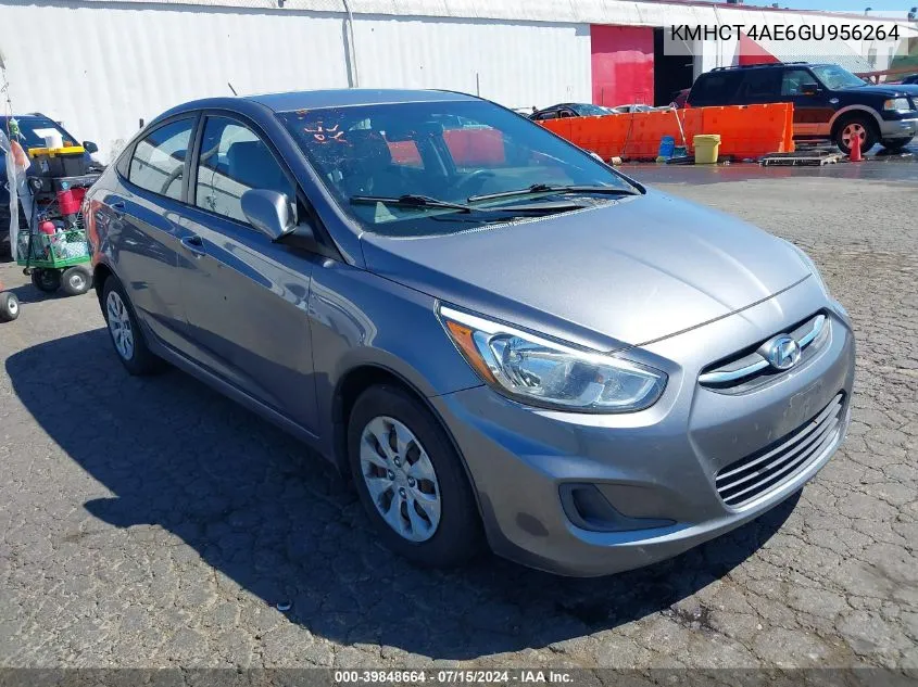 2016 Hyundai Accent Se VIN: KMHCT4AE6GU956264 Lot: 39848664