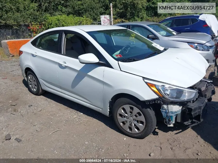 KMHCT4AEXGU954727 2016 Hyundai Accent Se