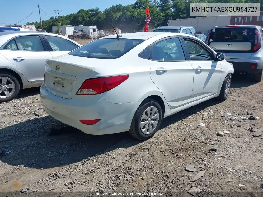 KMHCT4AEXGU954727 2016 Hyundai Accent Se