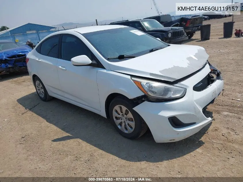 KMHCT4AE6GU119157 2016 Hyundai Accent Se