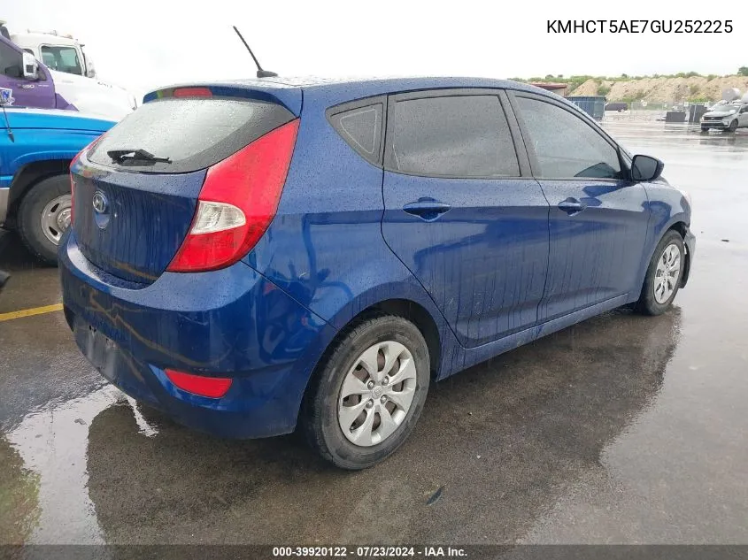 KMHCT5AE7GU252225 2016 Hyundai Accent Se