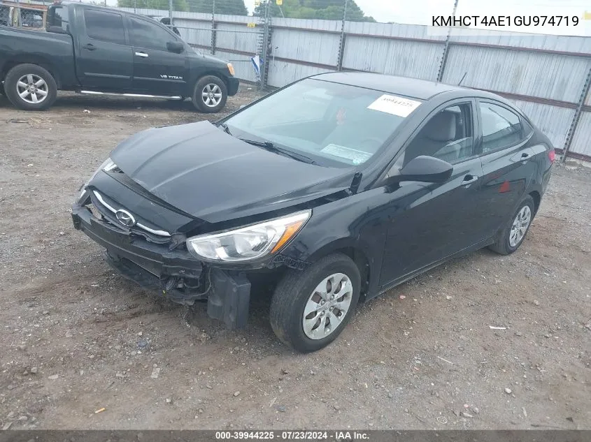 2016 Hyundai Accent Se VIN: KMHCT4AE1GU974719 Lot: 39944225