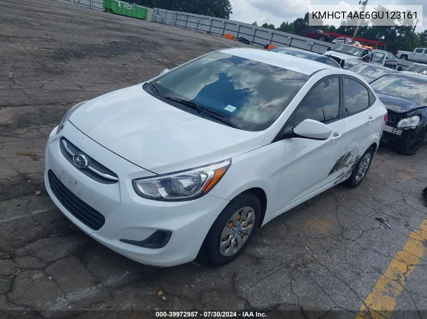 2016 Hyundai Accent Se VIN: KMHCT4AE6GU123161 Lot: 39972957