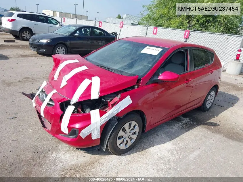 KMHCT5AE2GU237454 2016 Hyundai Accent Se