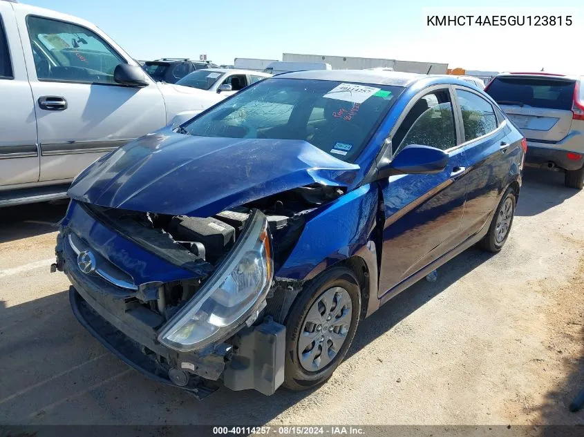 KMHCT4AE5GU123815 2016 Hyundai Accent Se