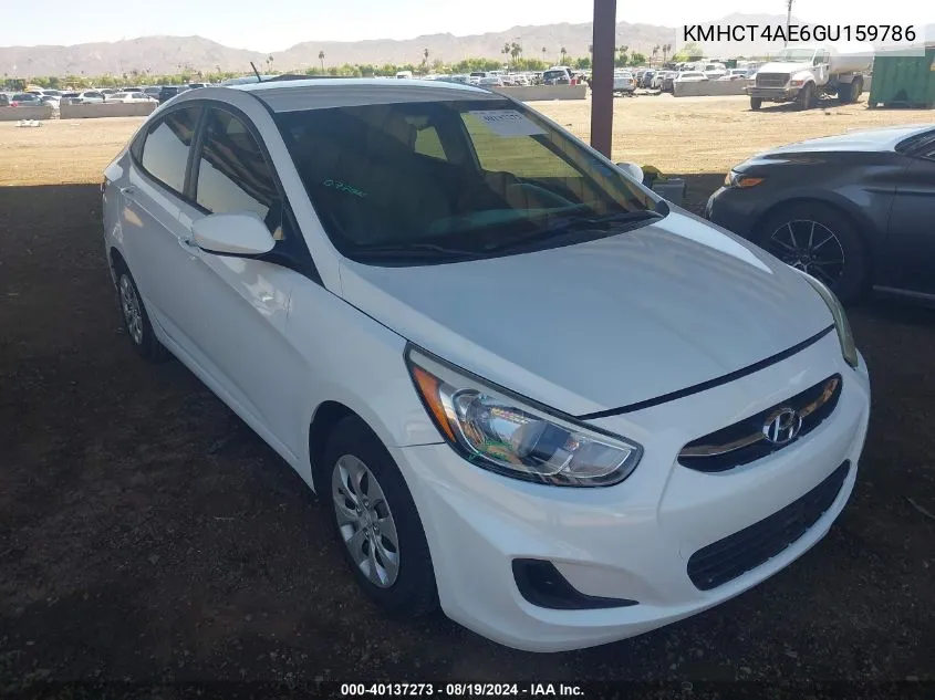 KMHCT4AE6GU159786 2016 Hyundai Accent Se