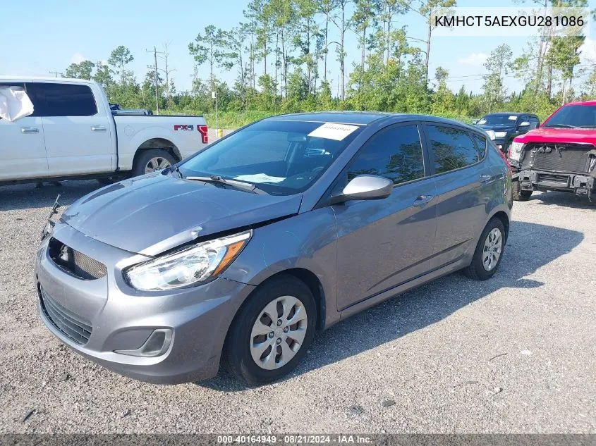 KMHCT5AEXGU281086 2016 Hyundai Accent Se