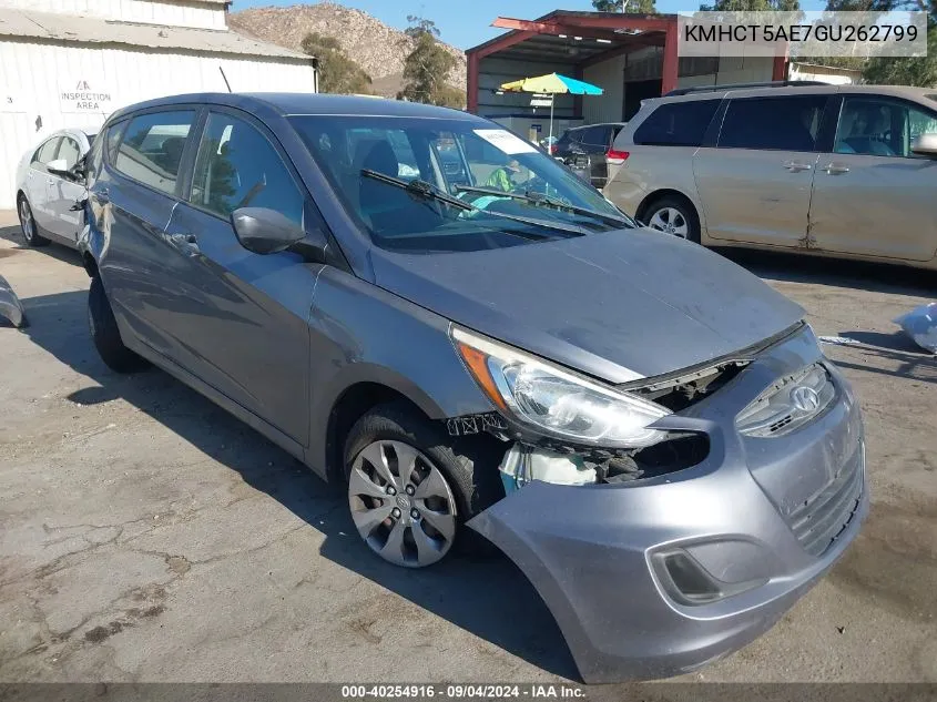 2016 Hyundai Accent Se VIN: KMHCT5AE7GU262799 Lot: 40254916