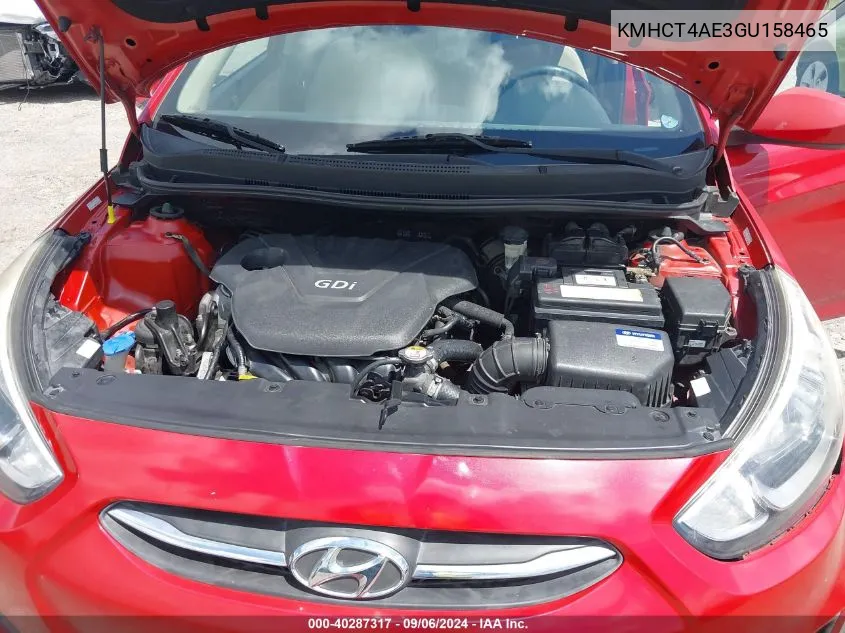 KMHCT4AE3GU158465 2016 Hyundai Accent Se