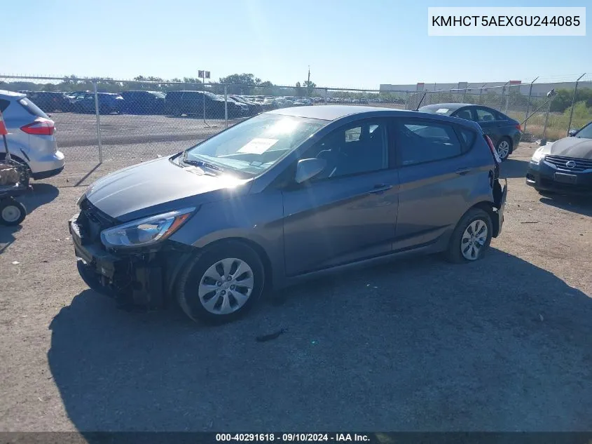 KMHCT5AEXGU244085 2016 Hyundai Accent Se