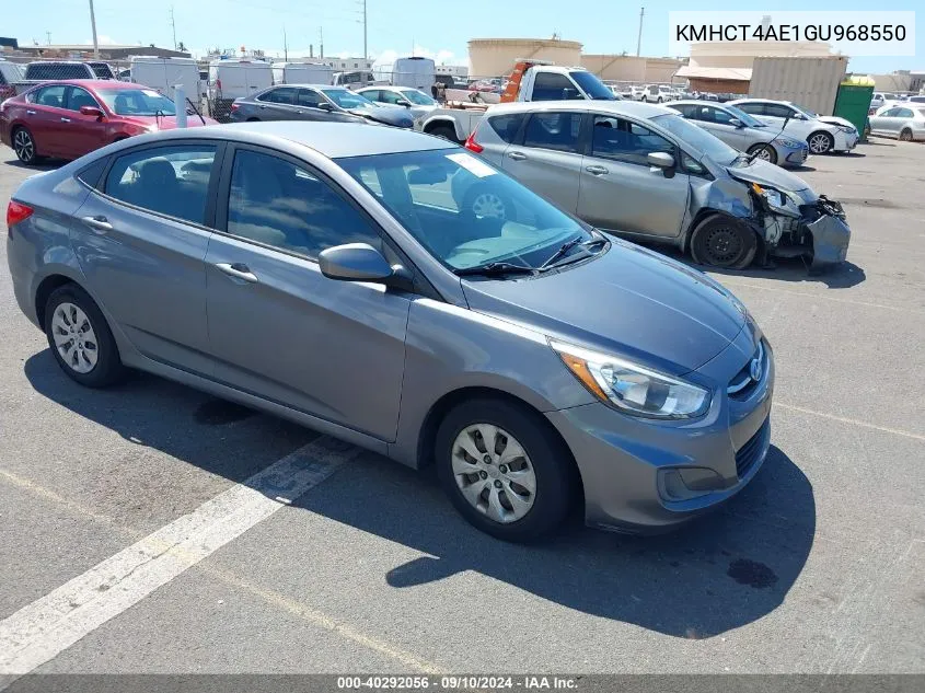 KMHCT4AE1GU968550 2016 Hyundai Accent Se