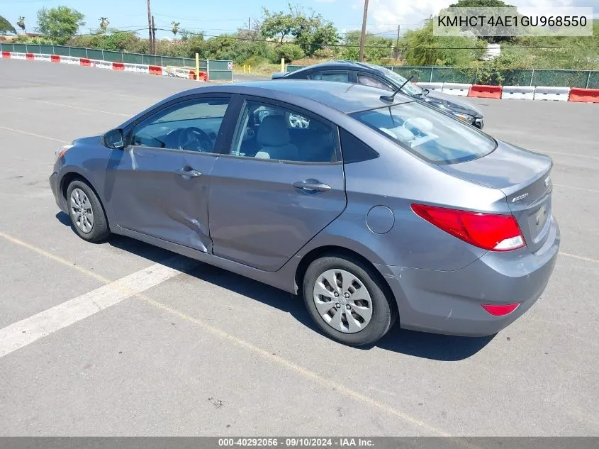 KMHCT4AE1GU968550 2016 Hyundai Accent Se