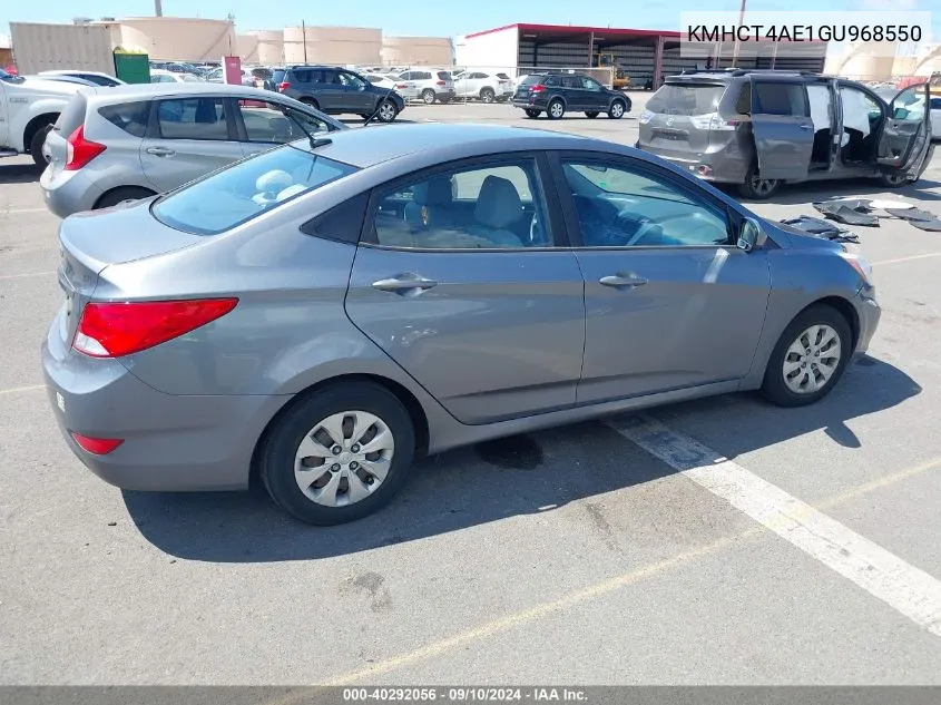 KMHCT4AE1GU968550 2016 Hyundai Accent Se