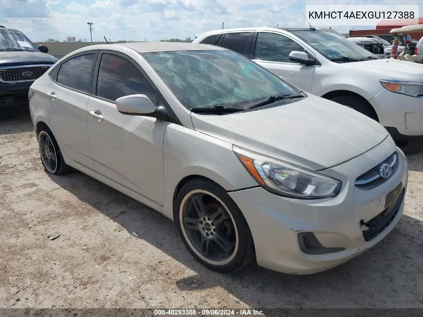 2016 Hyundai Accent Se VIN: KMHCT4AEXGU127388 Lot: 40293308