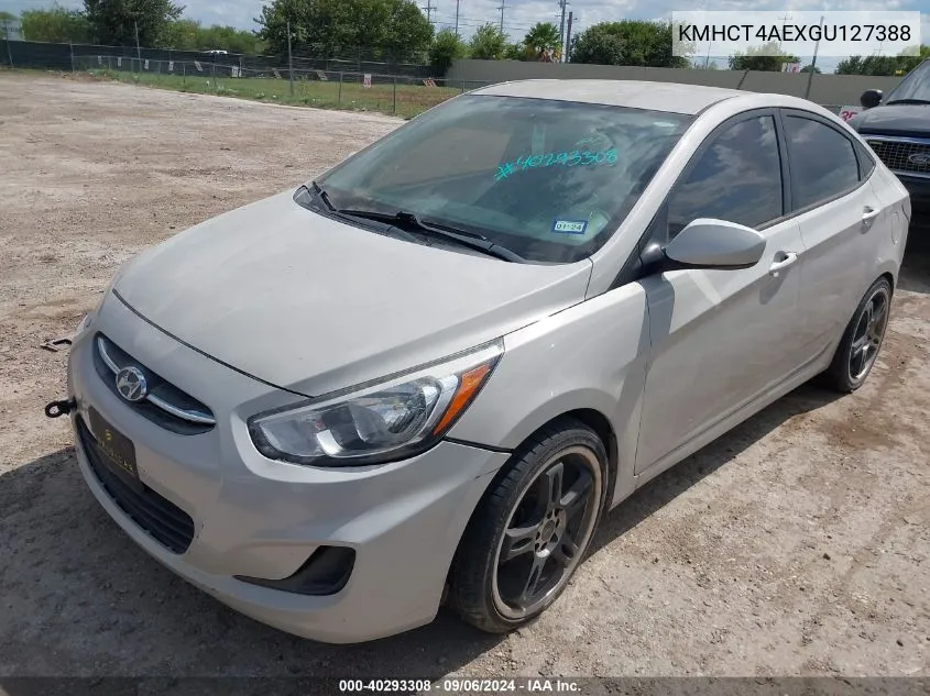 2016 Hyundai Accent Se VIN: KMHCT4AEXGU127388 Lot: 40293308